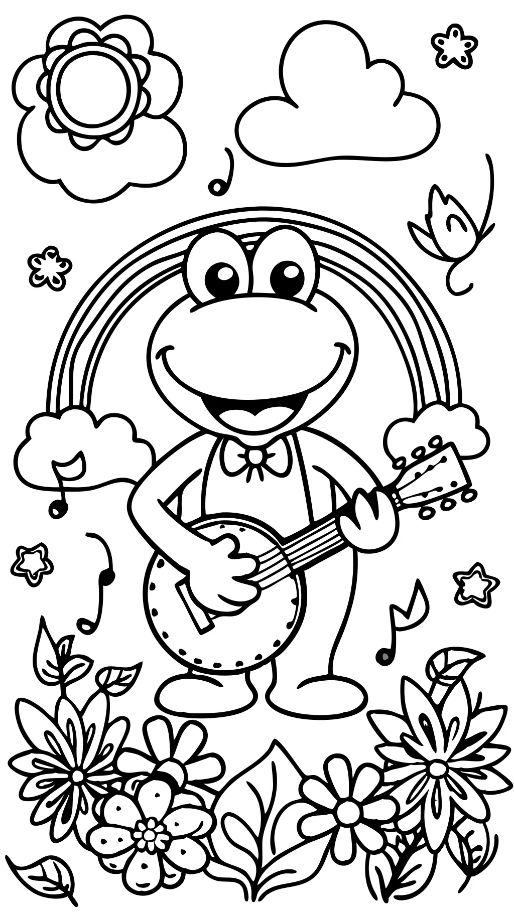 coloriage de grenouille